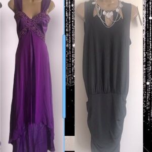 Elegant Purple Evening Gown